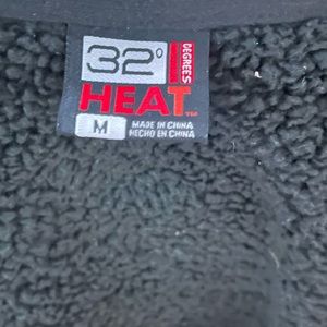 wool hoodie zip up black size M